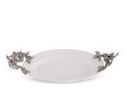 Vagabond House Garden Friends Butterfly Stoneware Tray Large