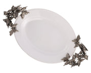 Vagabond House Garden Friends Butterfly Stoneware Tray Large