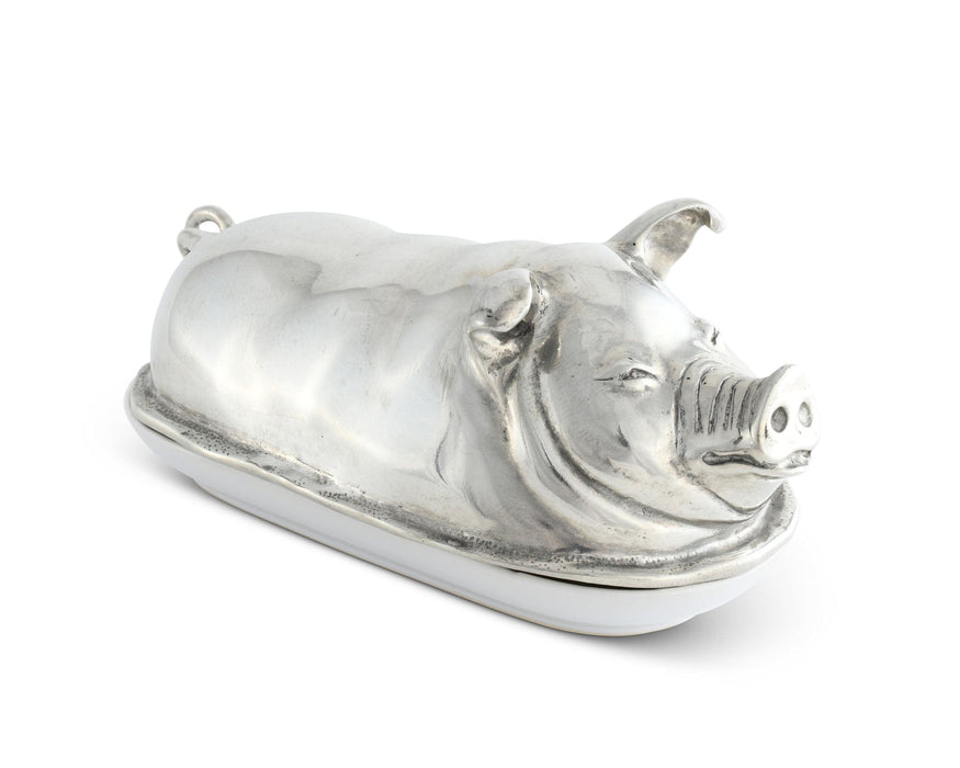 Happy Pig Butter Dish