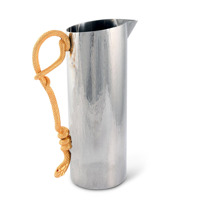 Vagabond House Garden Friends Snake Stainless Steel Pitcher