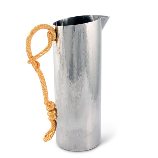 Vagabond House Garden Friends Snake Stainless Steel Pitcher