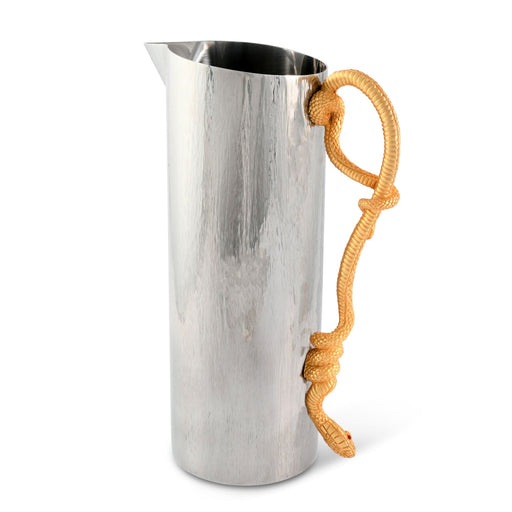 Vagabond House Garden Friends Snake Stainless Steel Pitcher