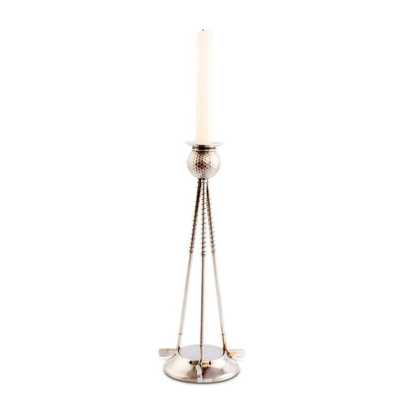 Vagabond House Golf Golf Club Pewter Candlestick