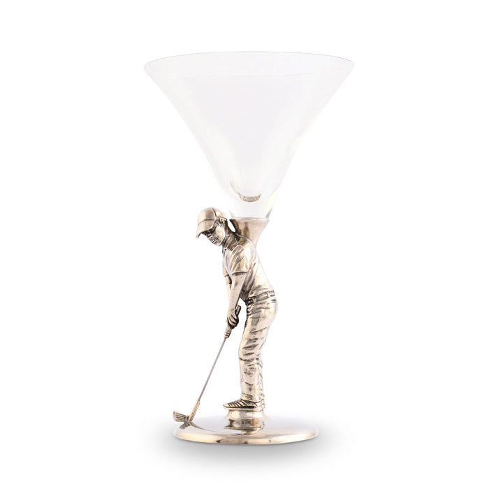 Golfer Cocktail Glass