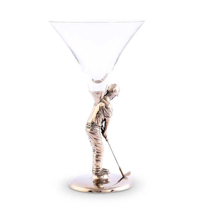 Golfer Cocktail Glass