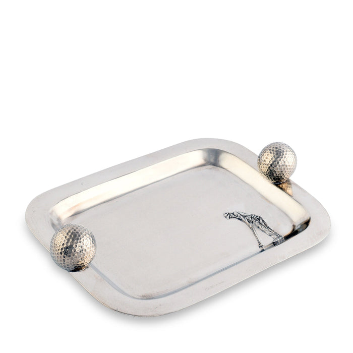 Vagabond House Golf Pewter Catchall Tray Golf Balls