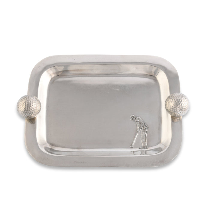 Vagabond House Golf Pewter Catchall Tray Golf Balls