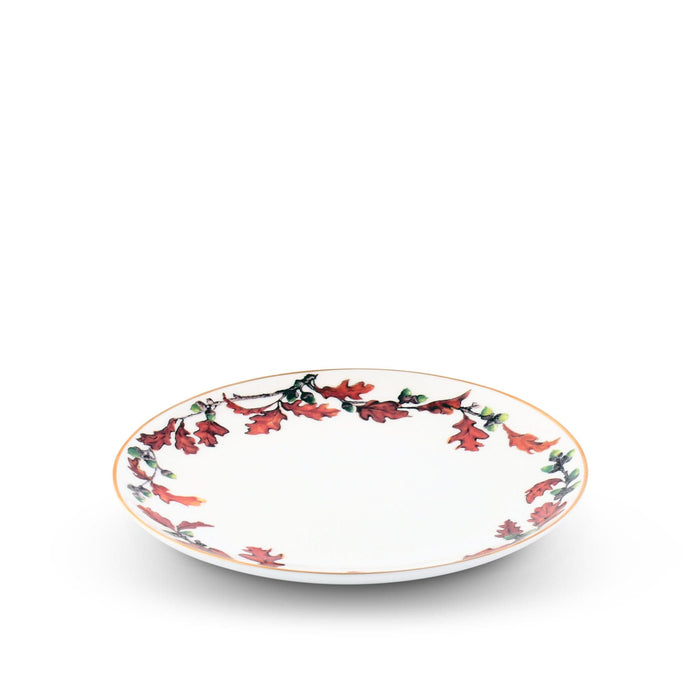 Norwood Acorn Bone China Round Salad Plate