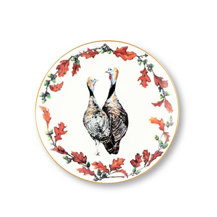 Norwood Narragansett Turkey Bone China Round  Salad Plate