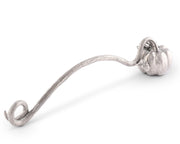 Vagabond House Harvest Pewter Pumpkin Candle Snuffer