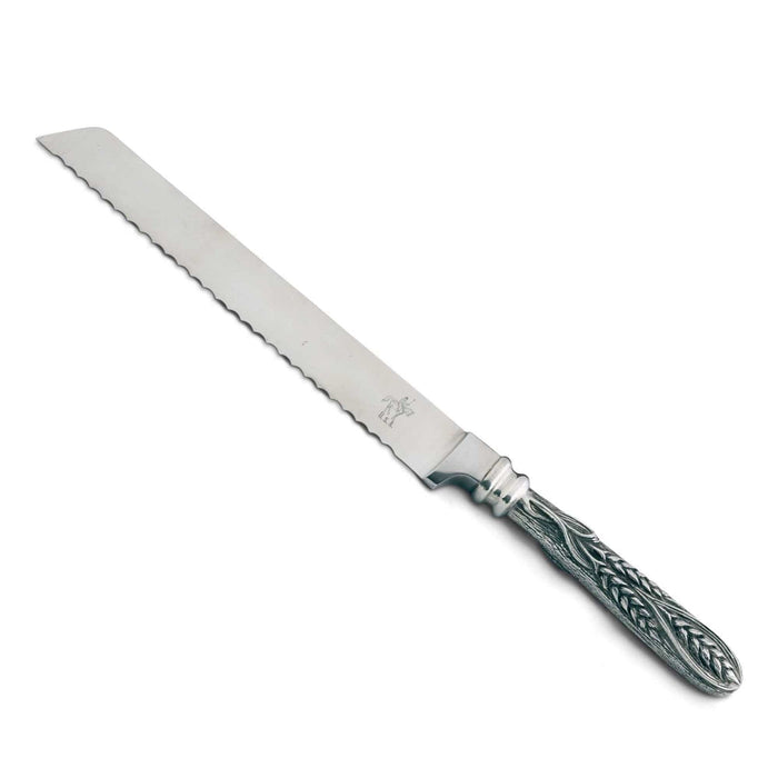 Pewter Wheat Harvest Bread Knife