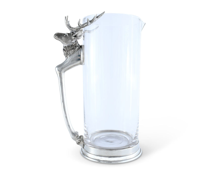 Deer Glass Pitcher