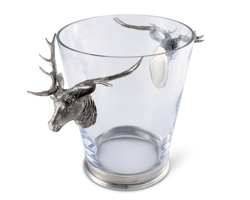 Vagabond House Lodge Style Deer Head Ice Bucket