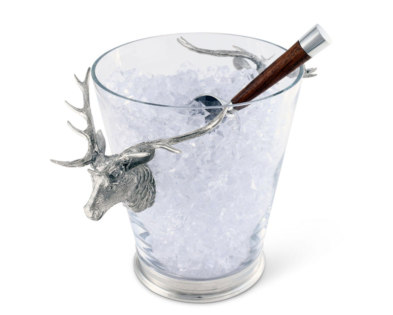 Vagabond House Lodge Style Deer Head Ice Bucket