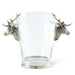 Vagabond House Lodge Style Deer Head Ice Bucket