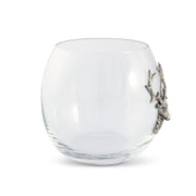Vagabond House Lodge Style Elk / Deer Stemless Wine Glass