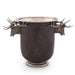 Vagabond House Lodge Style Elk Head Handle Bronze Ice Bucket