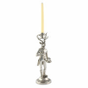 Vagabond House Lodge Style Gentleman Elk Tall Candlestick