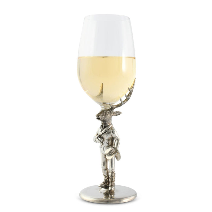 Gentleman Elk Wine Glass