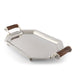 Vagabond House Lodge Style Parlor Tray with Composite Antler Handles