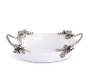 Vagabond House Majestic Forest Acorn Oak & Leaf Stoneware Serving Dish