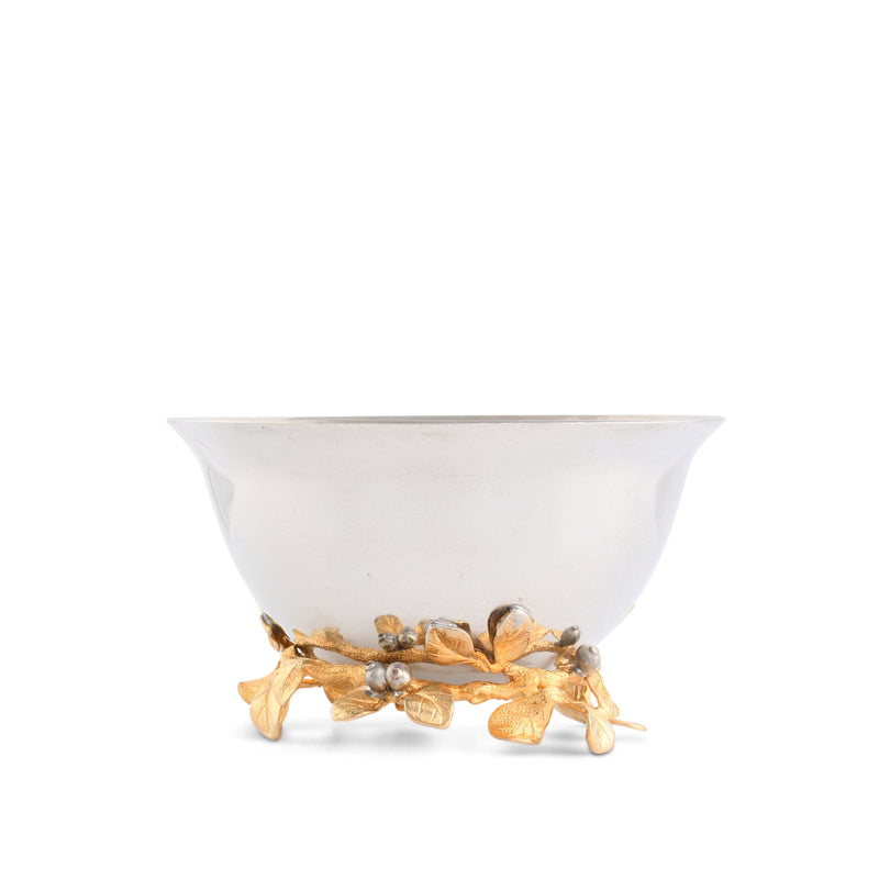 Vagabond House Majestic Forest Winter Berry Pewter Bowl