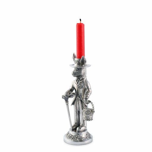 Vagabond House Morning Hunt Gentleman Hare Short Candlestick