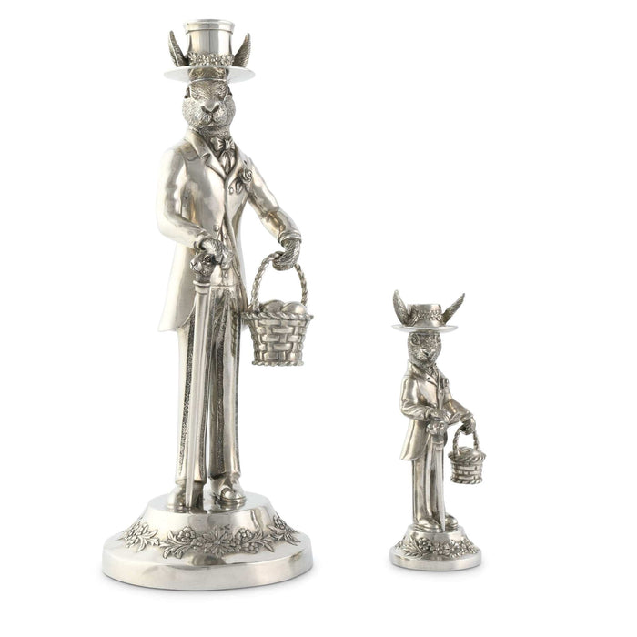 Vagabond House Morning Hunt Gentleman Hare Short Candlestick