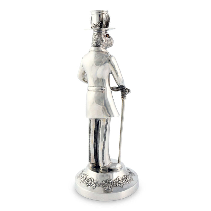 Gentleman Hare Tall Candlestick