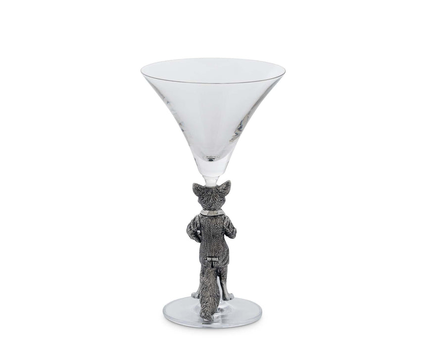 Hunting Dressed Fox Cocktail / Martini Glass