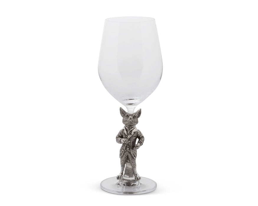 Hunting Dressed Fox Wine Glass