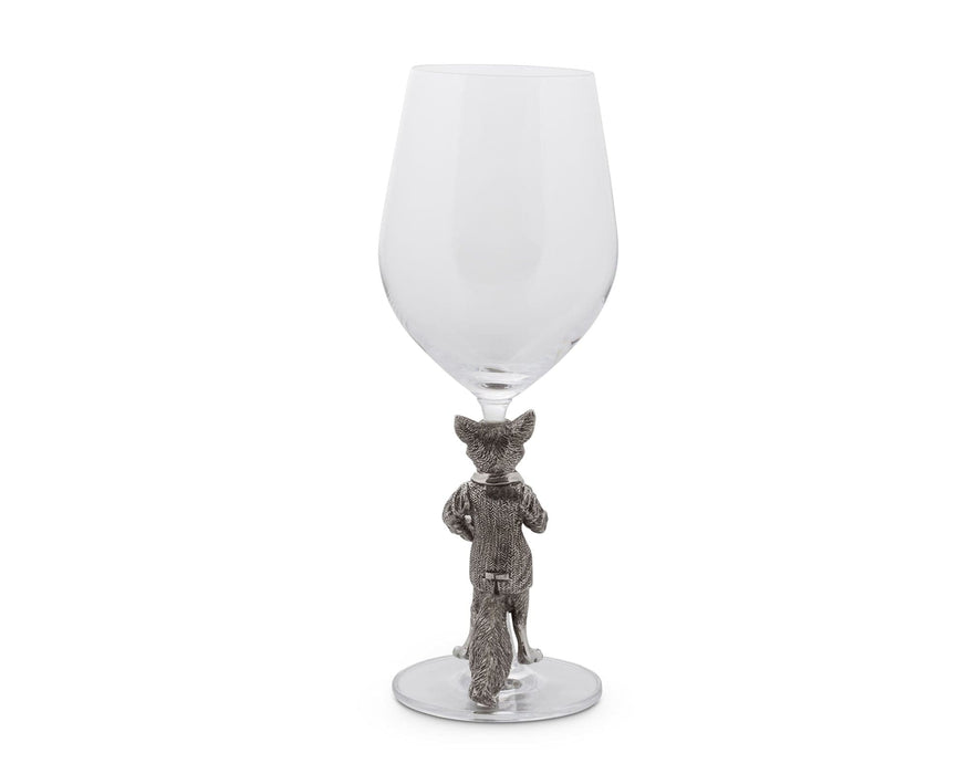 Hunting Dressed Fox Wine Glass