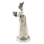 Vagabond House Morning Hunt Lady Hare Tall Candlestick