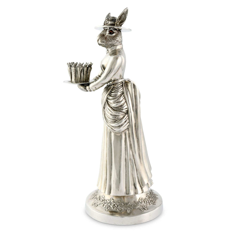 Vagabond House Morning Hunt Lady Hare Tall Candlestick