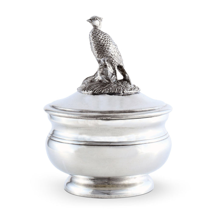 Pewter Pheasant Sauce Bowl