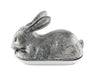 Vagabond House Morning Hunt Pewter Rabbit Butter Dish