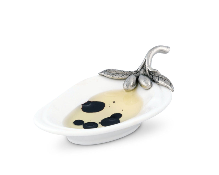 Vagabond House Olive Grove Olive Oil Server / Spoon Rest