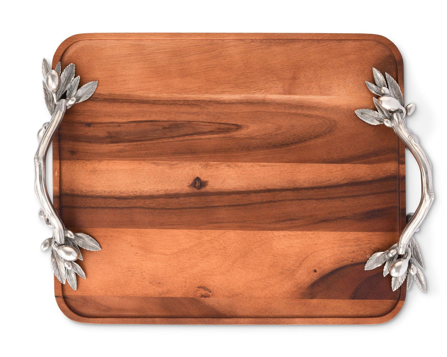 Vagabond House Olive Grove Olive Serving Tray Acacia-Rectangular