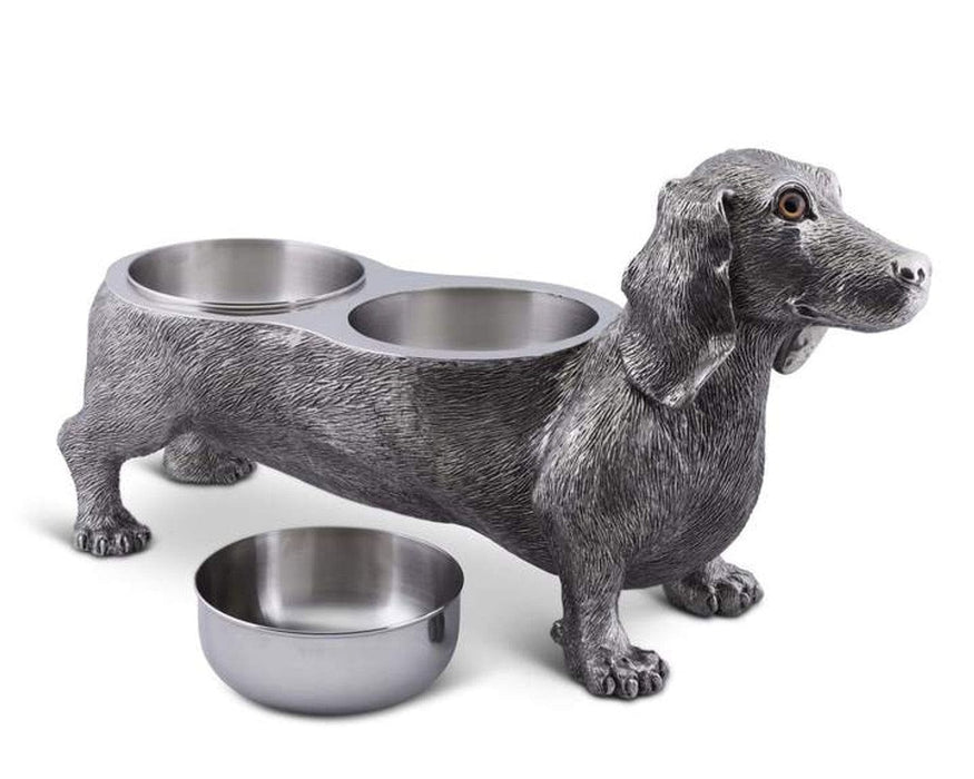 Pewter Dog Feeding Bowl