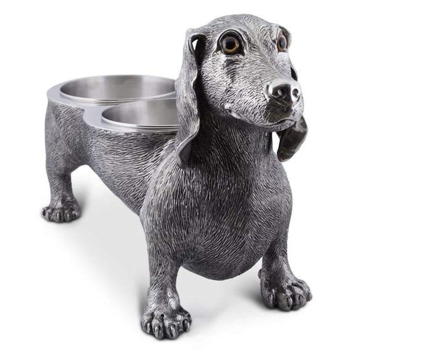 Pewter Dog Feeding Bowl