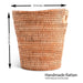 Vagabond House Replacement Hand Woven Rattan Wicker Champagne Bucket  / Ice Bucket