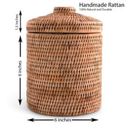 Vagabond House Replacement Hand Woven Wicker Rattan Ice Bucket