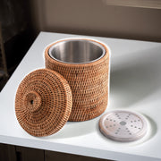 Vagabond House Replacement Hand Woven Wicker Rattan Ice Bucket