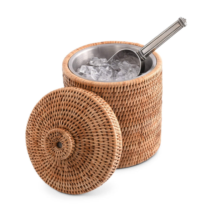 Hand Woven Wicker Rattan Ice Bucket