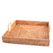 Vagabond House Replacement Hand Woven Wicker Rattan Large Square Tray