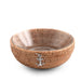 Vagabond House Sea and Shore Anchor Hand Woven Wicker Natural Rattan Serving Bowl