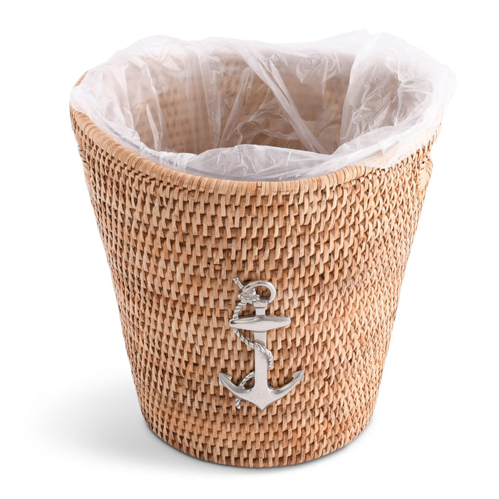 Anchor Hand Woven Wicker Rattan Champagne / Ice Bucket