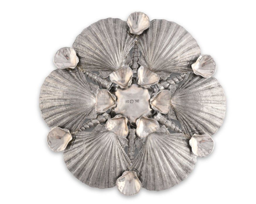 Pewter Marine Life Serving Tray