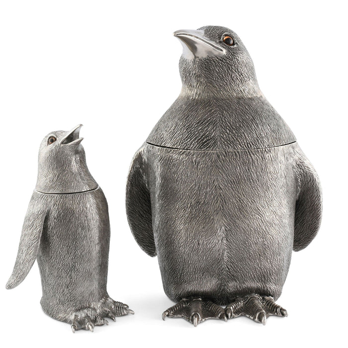 Vagabond House Sea and Shore Pewter Penguin Shaker