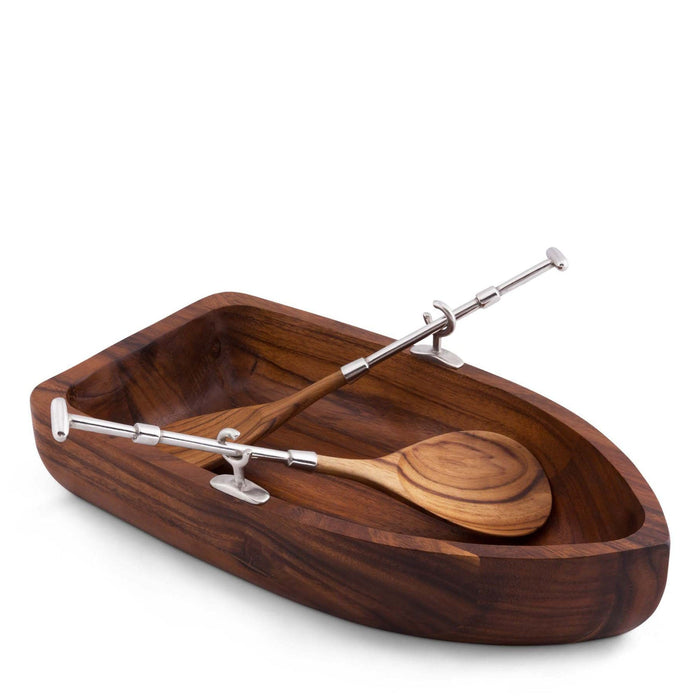 Row Boat Salad Bowl Set